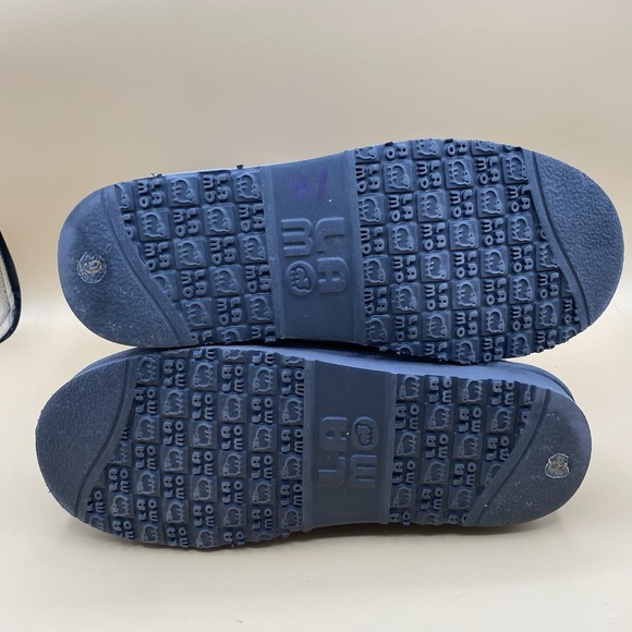 Lamo Women's Suede Fur Lined Mid Calf Boots Blue US 9 Zipper Winter - Picture 6 of 10